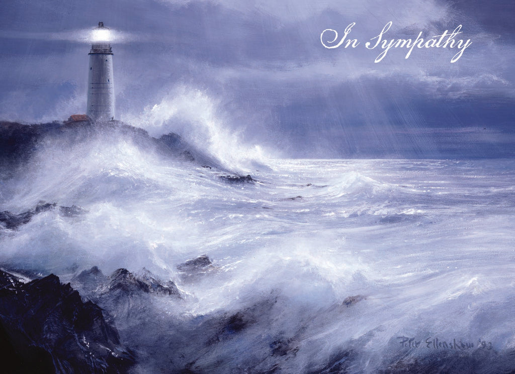 Sympathy - Coastal - assorted Sympathy Cards, Box of 12