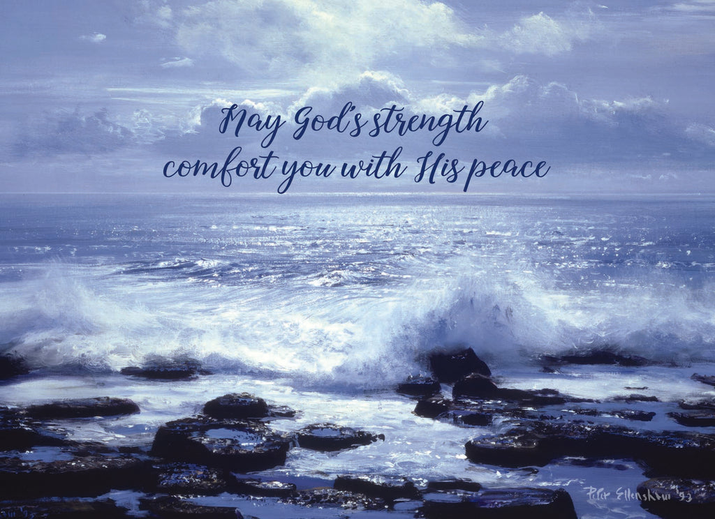 Sympathy - Coastal - assorted Sympathy Cards, Box of 12