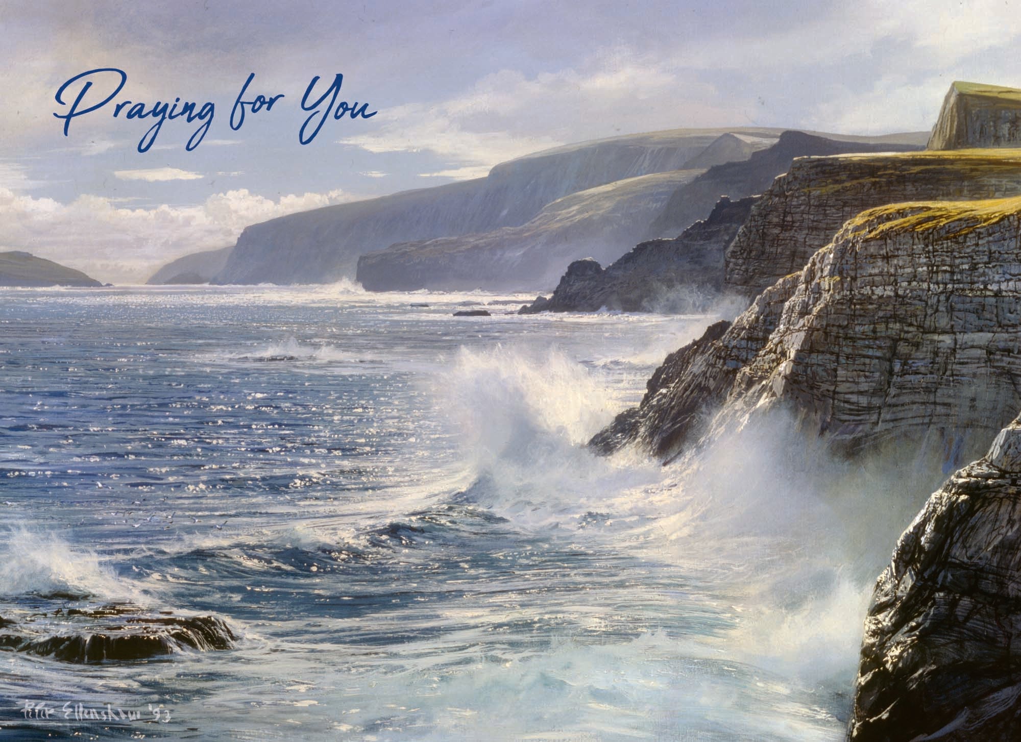 Sympathy - Coastal - assorted Sympathy Cards, Box of 12