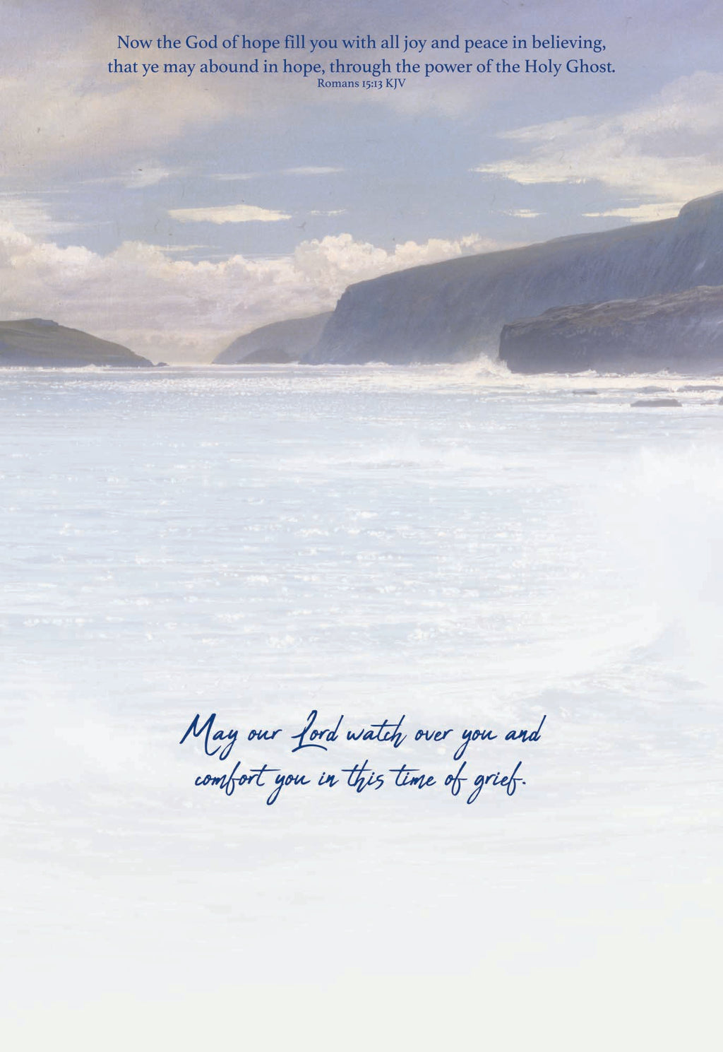 Sympathy - Coastal - assorted Sympathy Cards, Box of 12