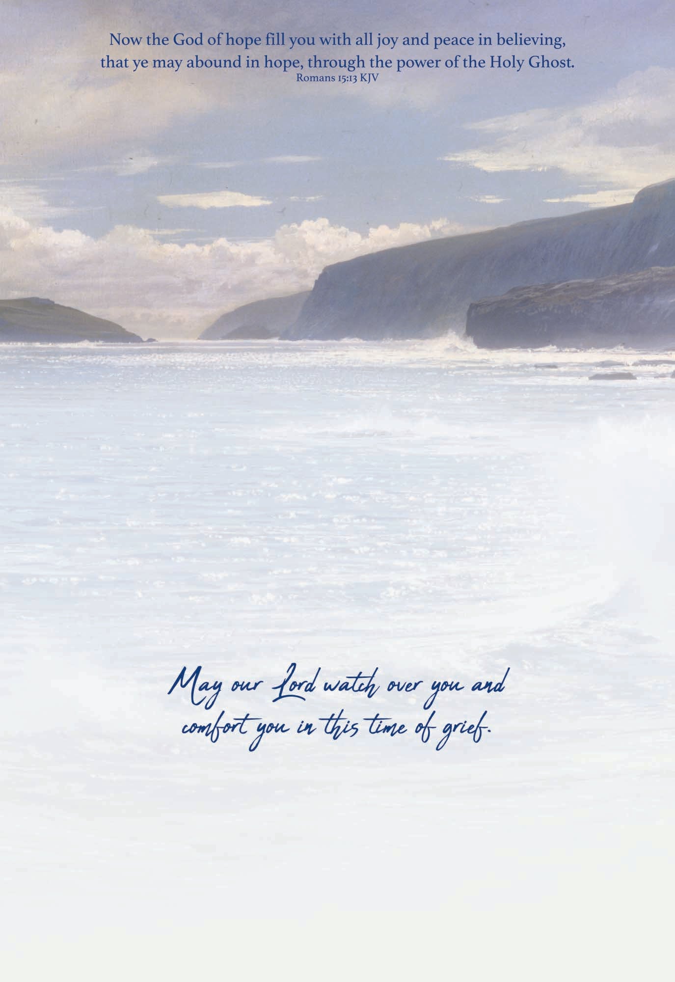 Sympathy - Coastal - assorted Sympathy Cards, Box of 12