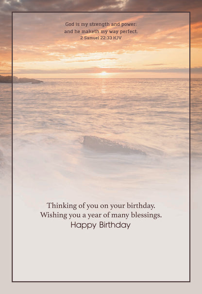Boxed Assorted Birthday Cards - On the Shore