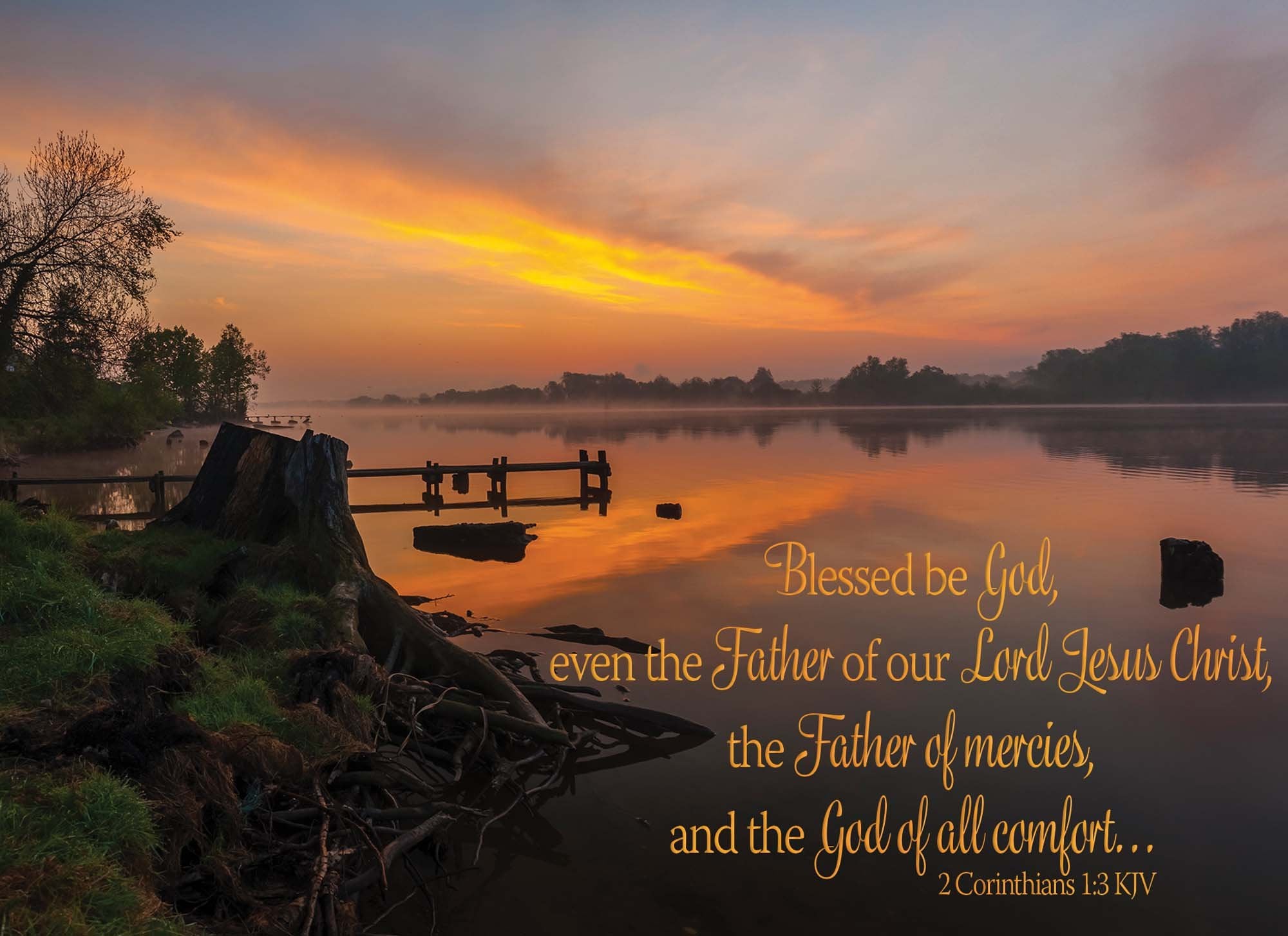 Christian Sympathy Cards by Shared Blessings - Serene Sympathy - 12 Assorted Sympathy Cards