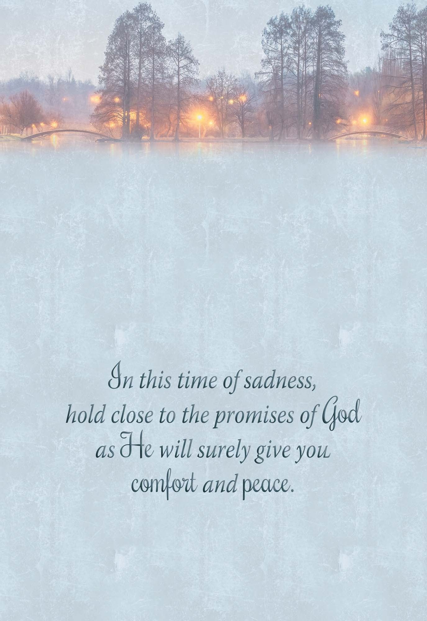 Christian Sympathy Cards by Shared Blessings - Serene Sympathy - 12 Assorted Sympathy Cards