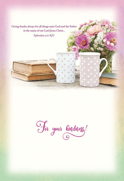 Tea Time Thank You Cards, 12 Boxed Greeting cards by Shared Blessings