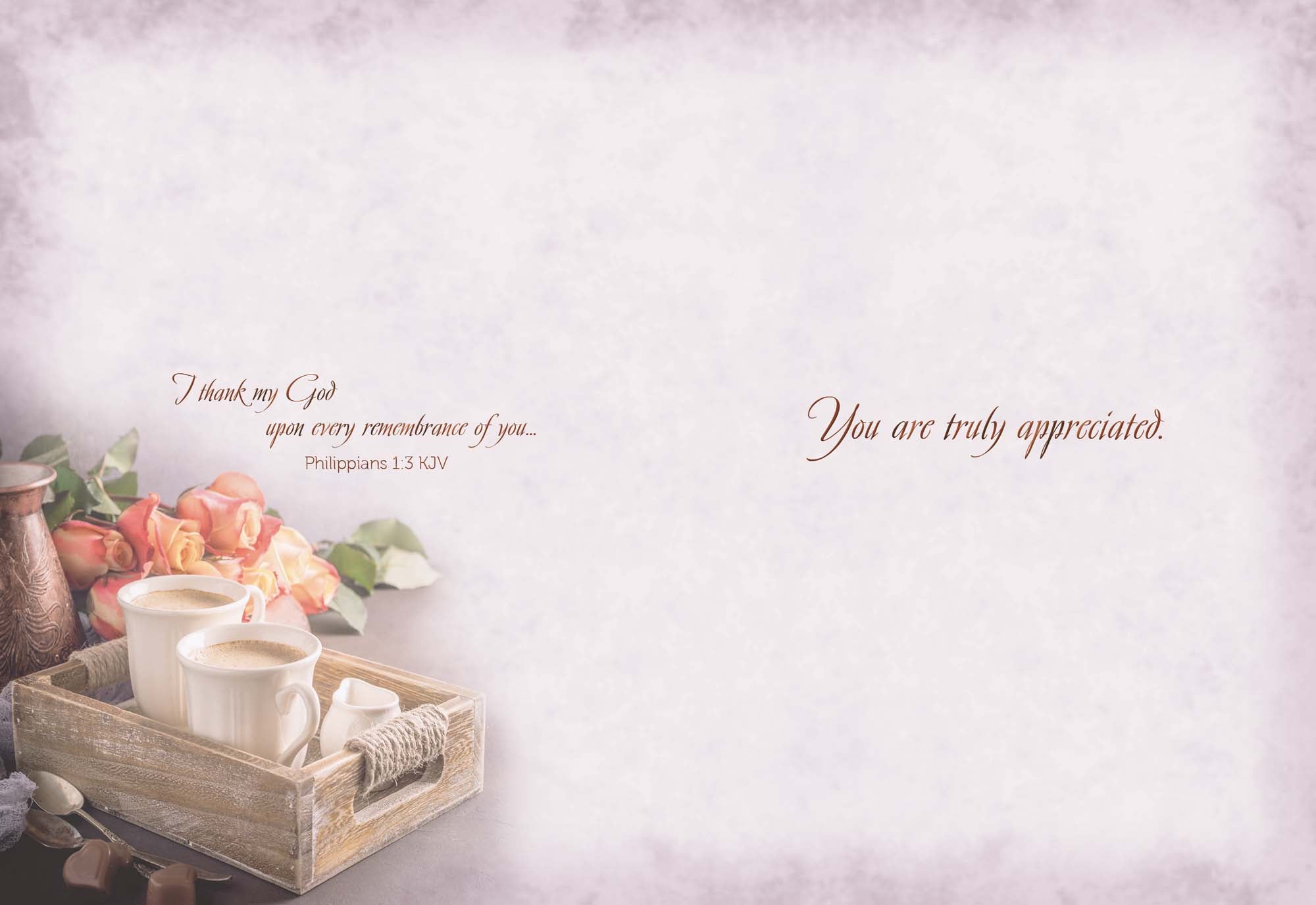 Christian Thank You Cards by Shared Blessings, Tea Time, 12 Boxed Greeting Cards