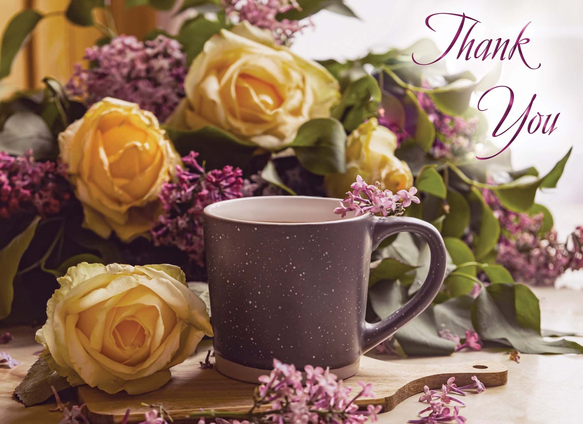 Christian Thank You Cards by Shared Blessings, Tea Time, 12 Boxed Greeting Cards