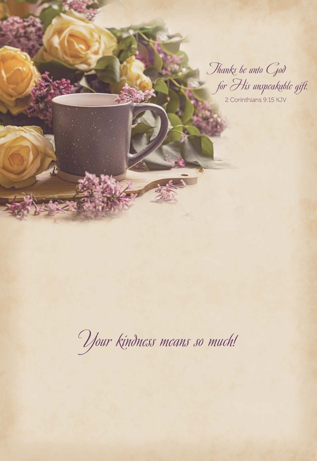 Christian Thank You Cards by Shared Blessings, Tea Time, 12 Boxed Greeting Cards