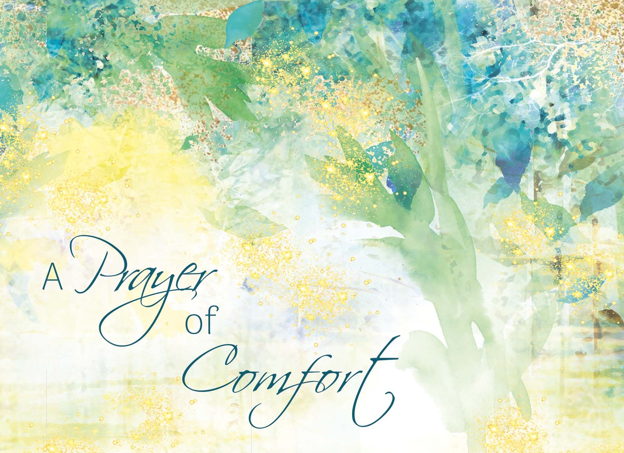 Christian Sympathy Cards by Shared Blessings. Watercolor Seaside | 12 Cards