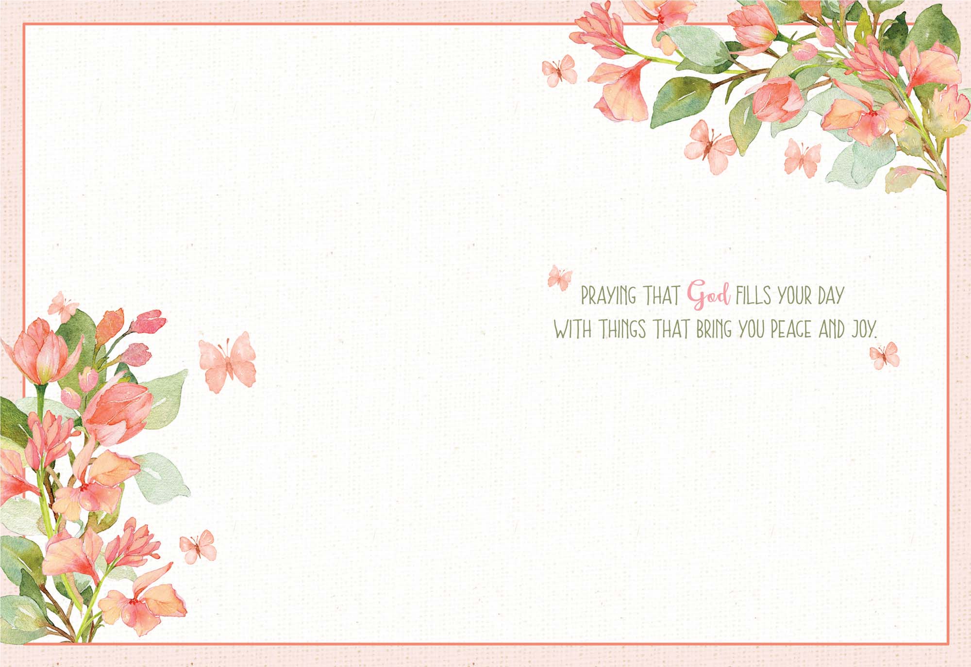 Floral design with text on a white background