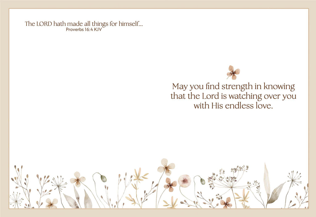 Motivational quote with floral design on a light background