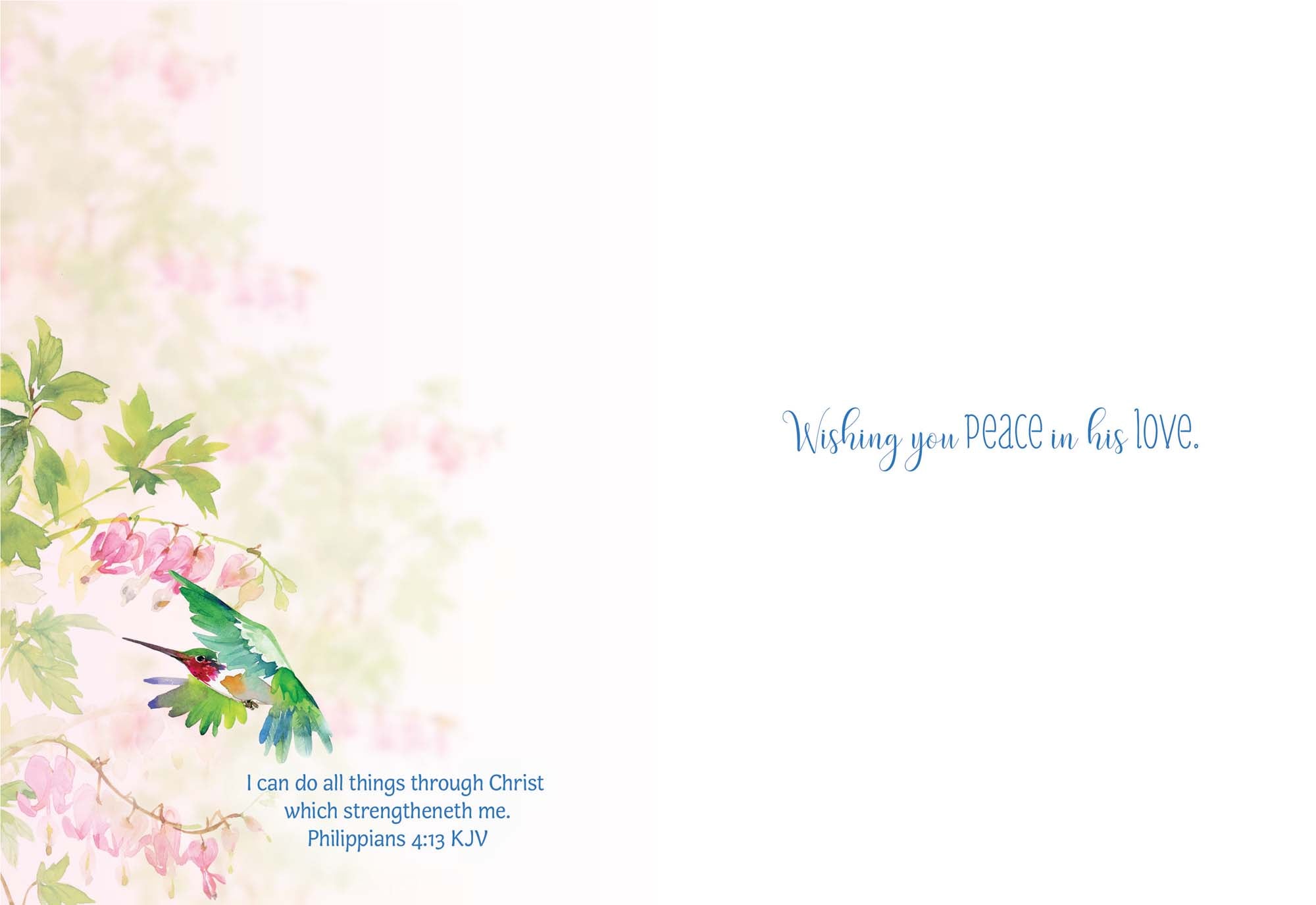 Religious Encouragement Cards with Scripture |  Wings of His Word