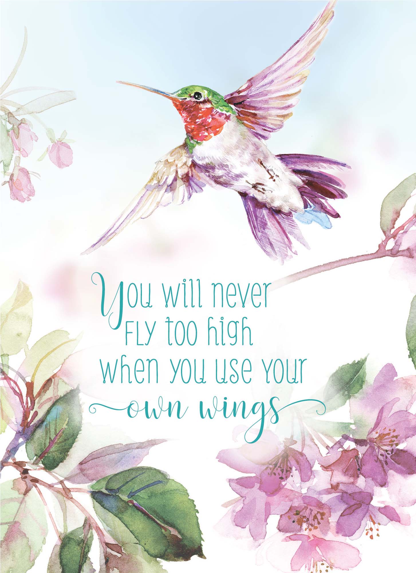 Religious Encouragement Cards with Scripture |  Wings of His Word
