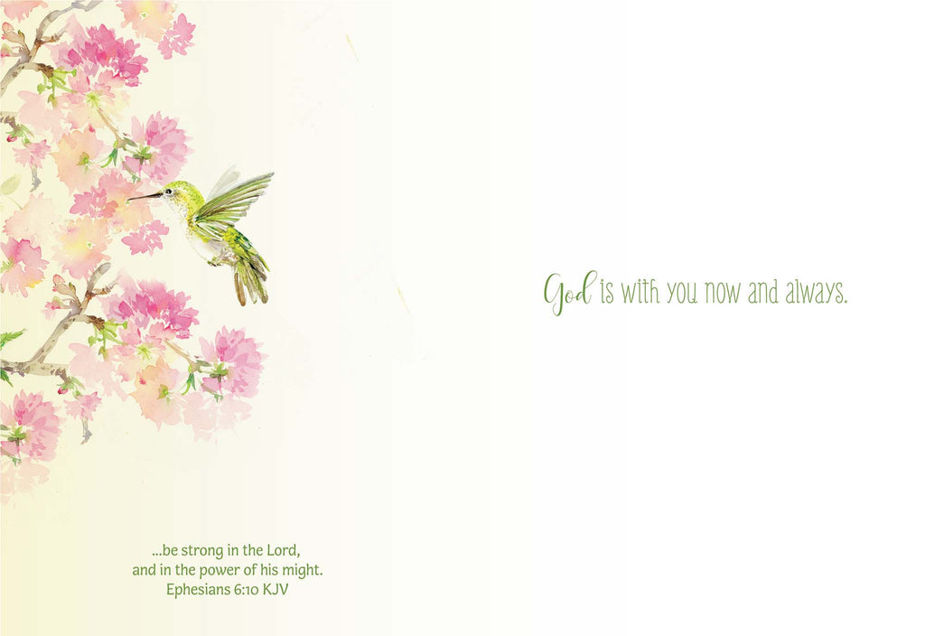 Religious Encouragement Cards with Scripture |  Wings of His Word