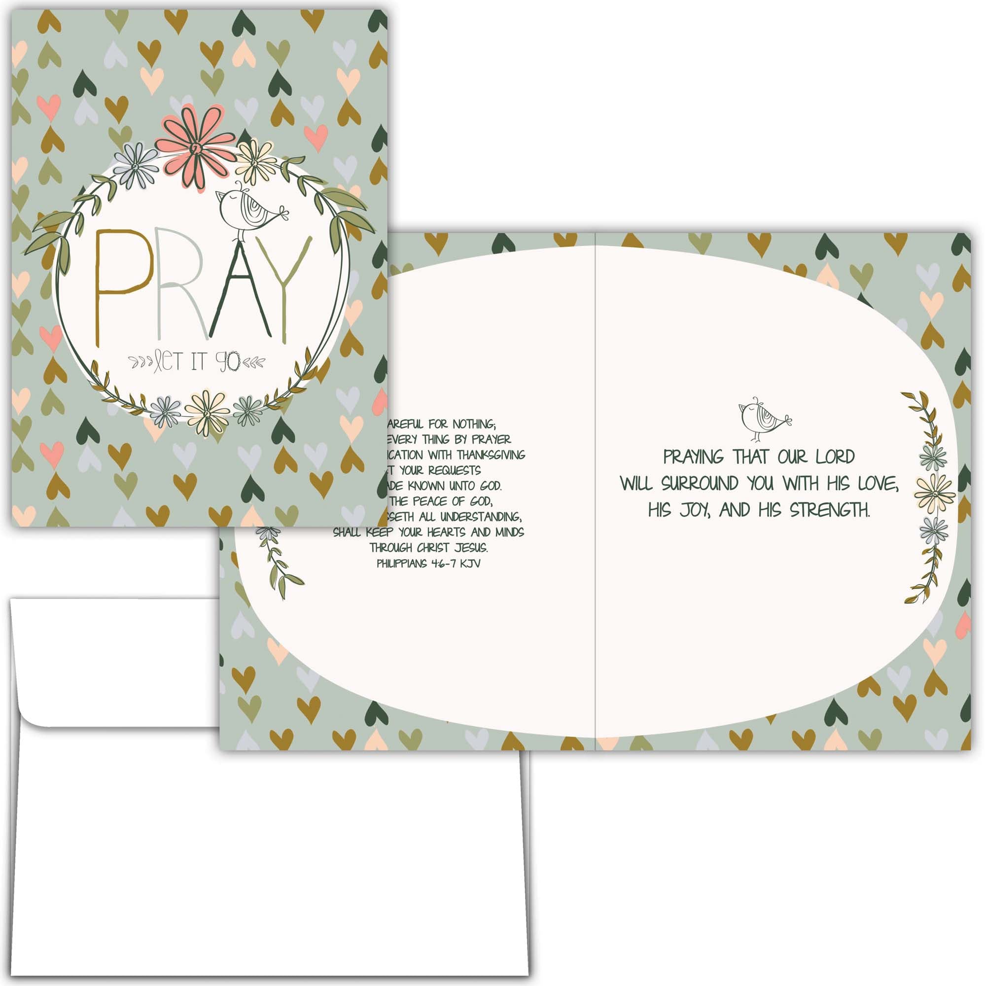 Religious Encouragement Cards with KJV Scripture | Whispers of Grace