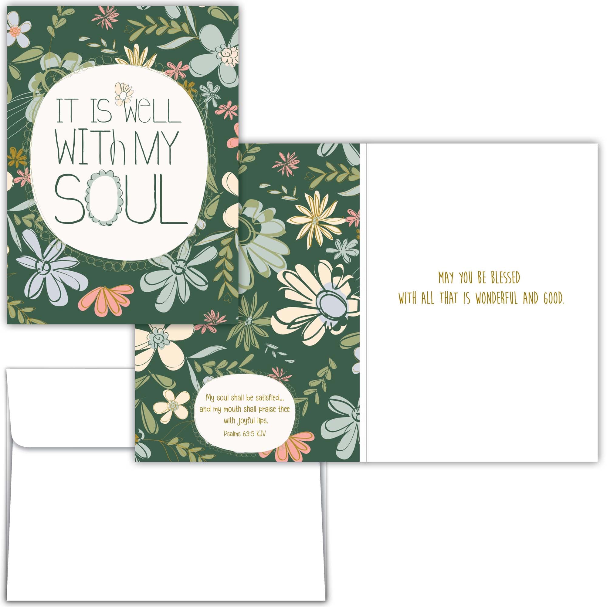Floral KJV Christian Birthday Card Box | Joyful Blessings