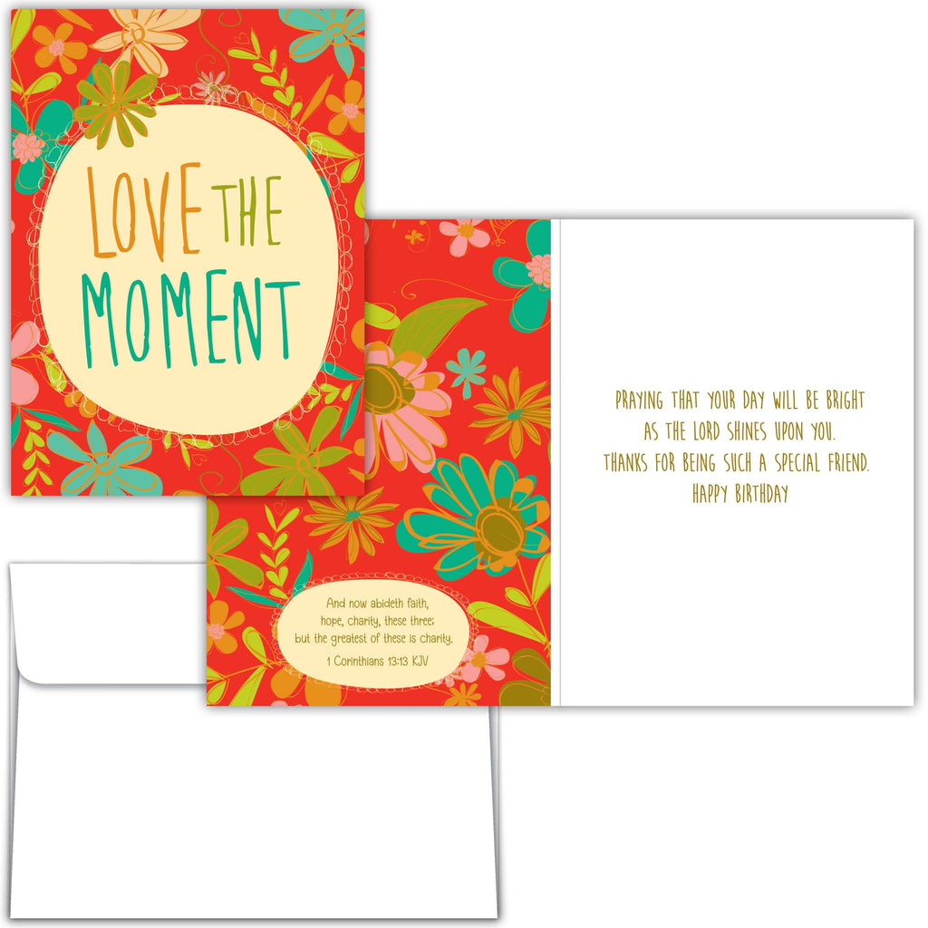 Floral KJV Christian Birthday Card Box | Joyful Blessings