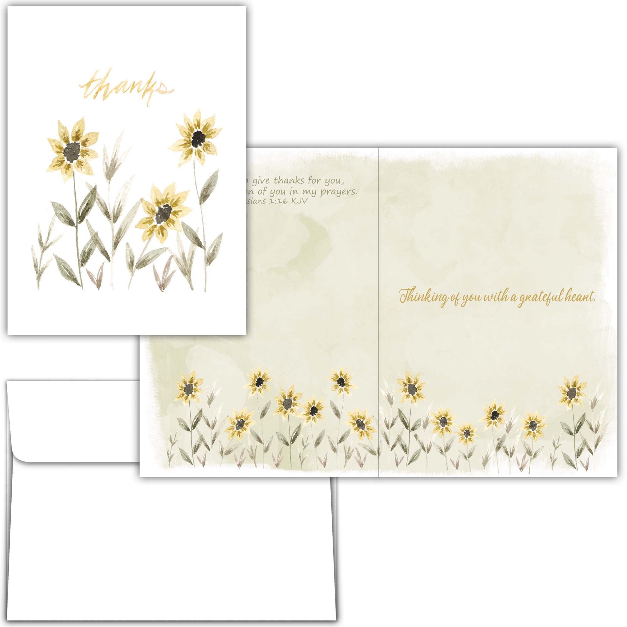 Religious Thank You Cards with Scripture |  Graced with Gratitude