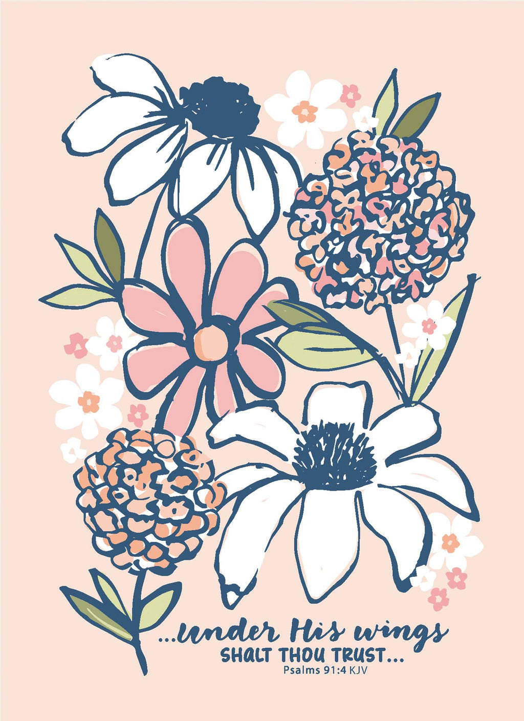 Religious Encouragement Cards with Scripture | Hope Blossoms