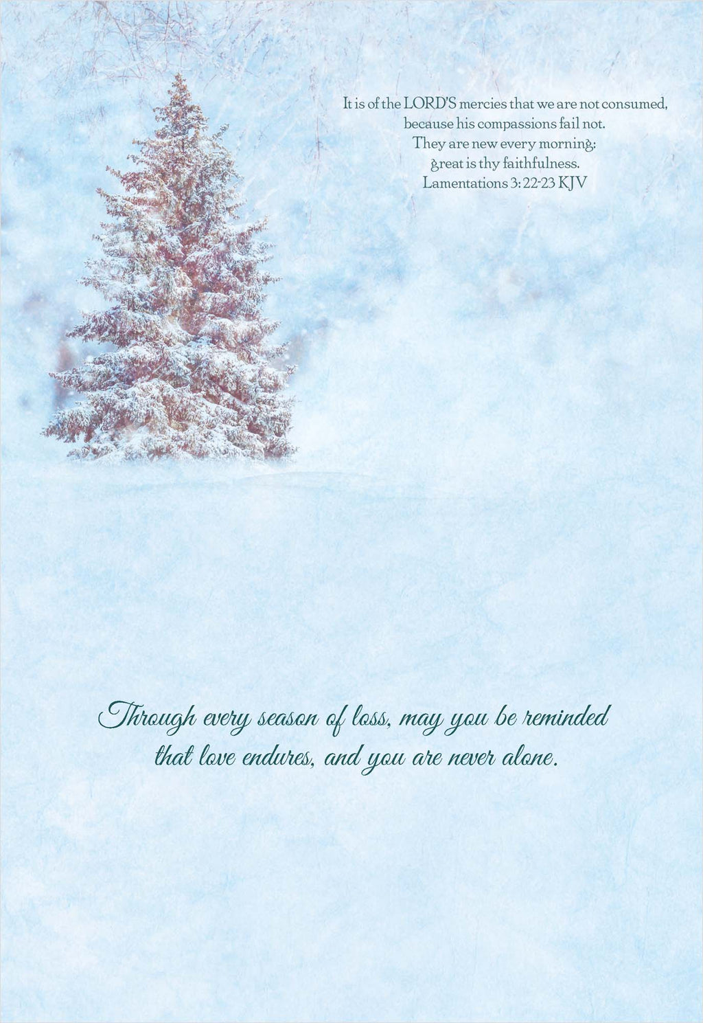Religious Sympathy Cards with KJV Scripture | Heavenly Peace