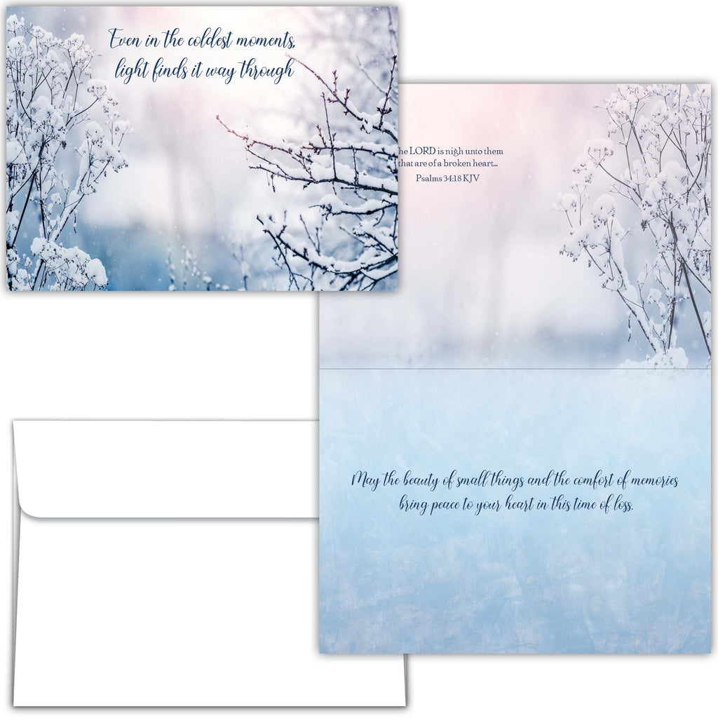 Religious Sympathy Cards with KJV Scripture | Heavenly Peace