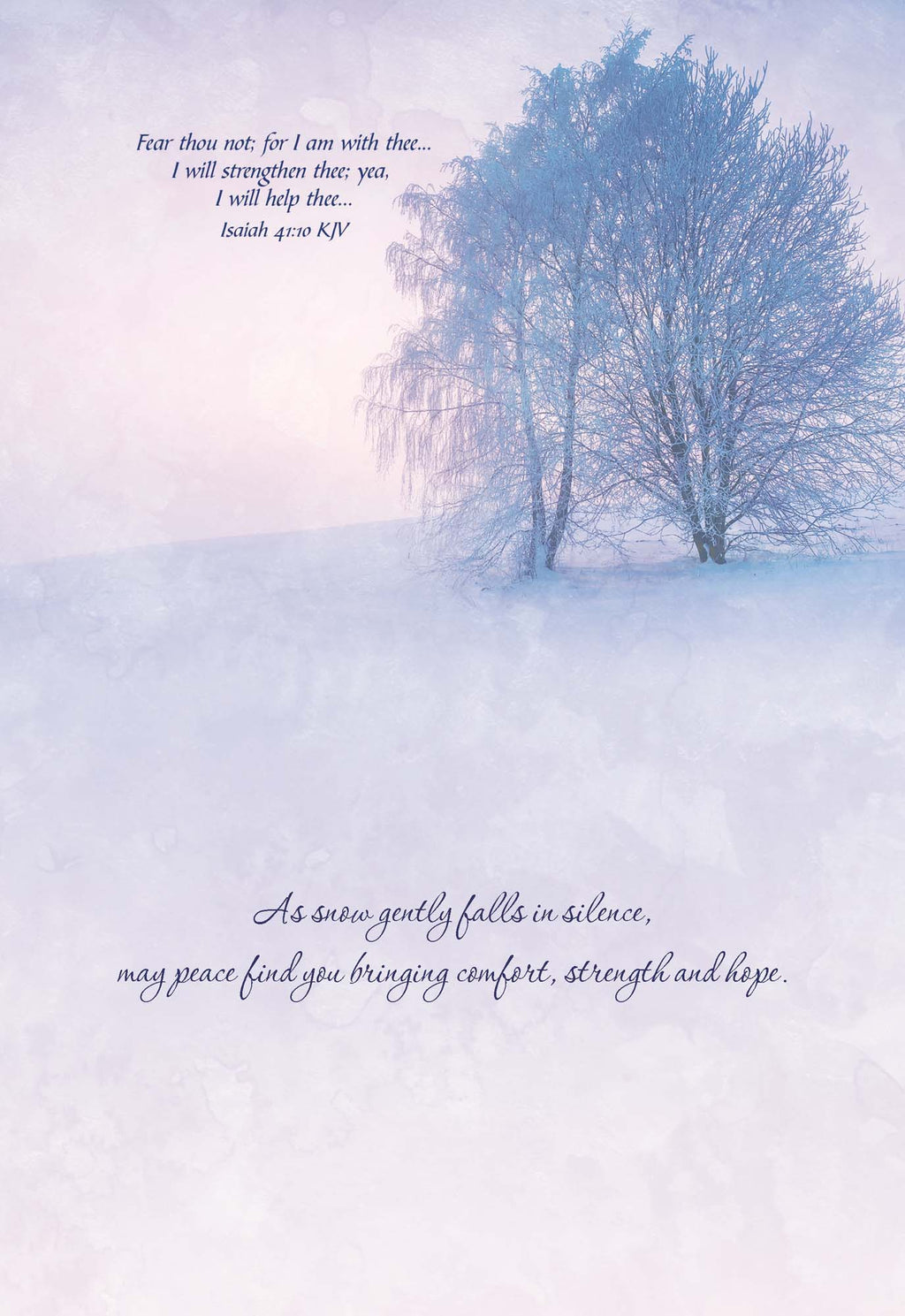 Religious Sympathy Cards with KJV Scripture | Heavenly Peace