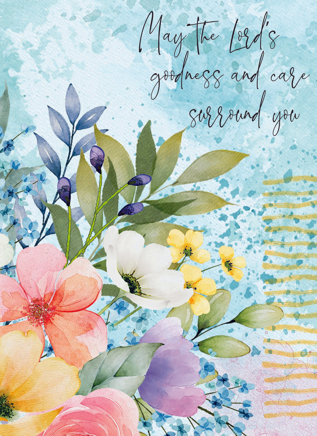 Christian Thinking of You Cards by Shared Blessings- Garden's Reflection, 12 Cards and Envelopes