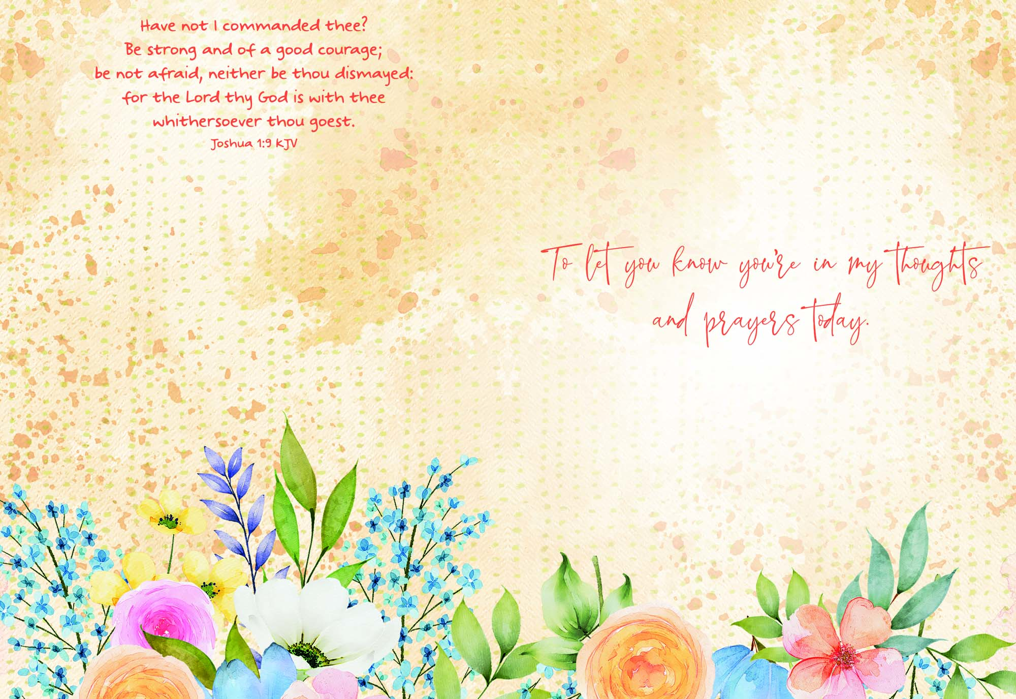 Christian Thinking of You Cards by Shared Blessings- Garden's Reflection, 12 Cards and Envelopes