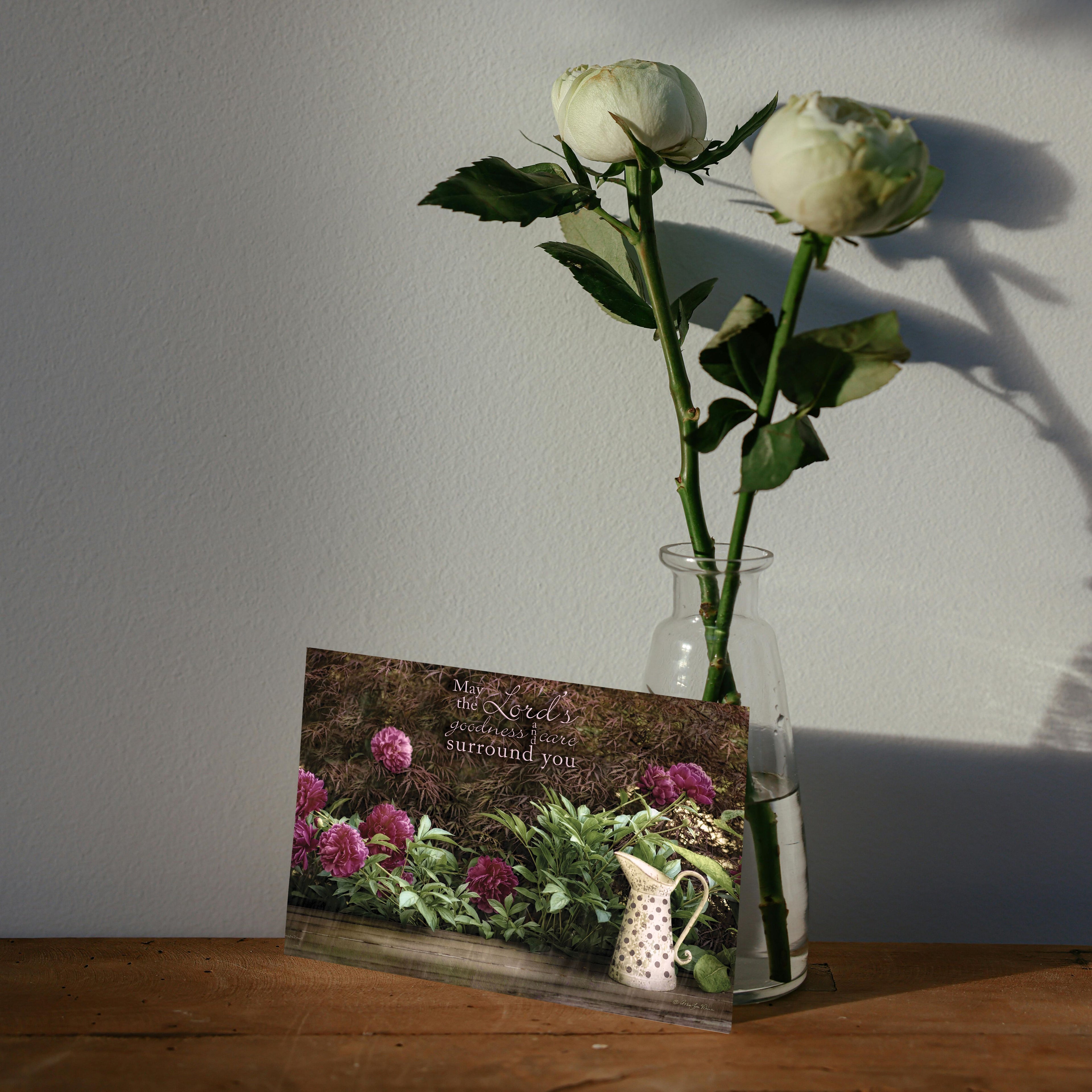 Christian Thinking of You Cards by Shared Blessings- Florally Yours, 12 Cards and Envelopes