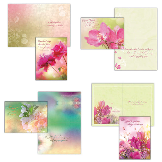 Spring Blossoms - Encouragement Cards, 12 Boxed Greeting cards by Shared Blessings