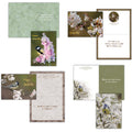 An assortment of religious sympathy greeting cards displayed in a neat arrangement. Each card features uplifting messages, Bible verses, and faith-inspired designs and elegant typography.
