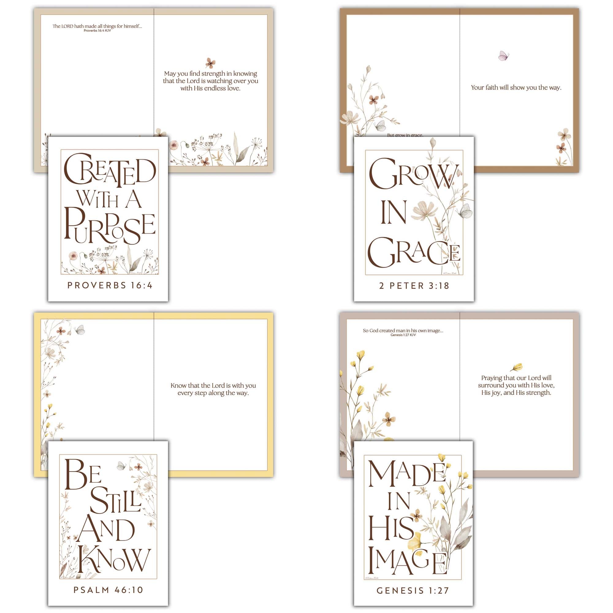 Set of framed prints with motivational quotes on a white background