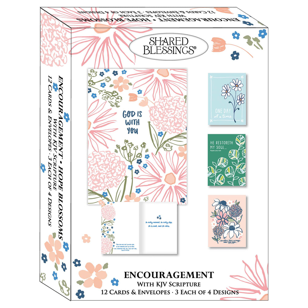 Religious Encouragement Cards with Scripture | Hope Blossoms