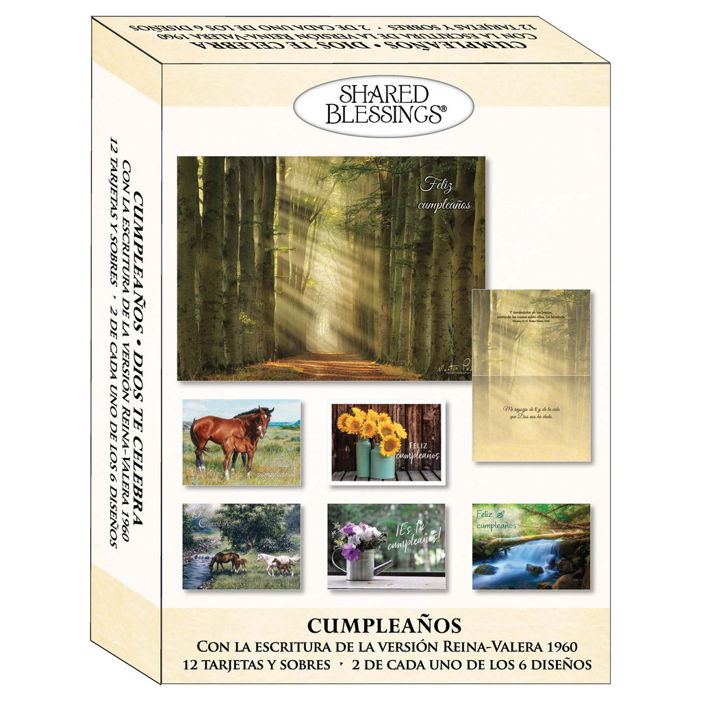 Religious Birthday Cards with Scripture in Spanish | Dios Te Celebra