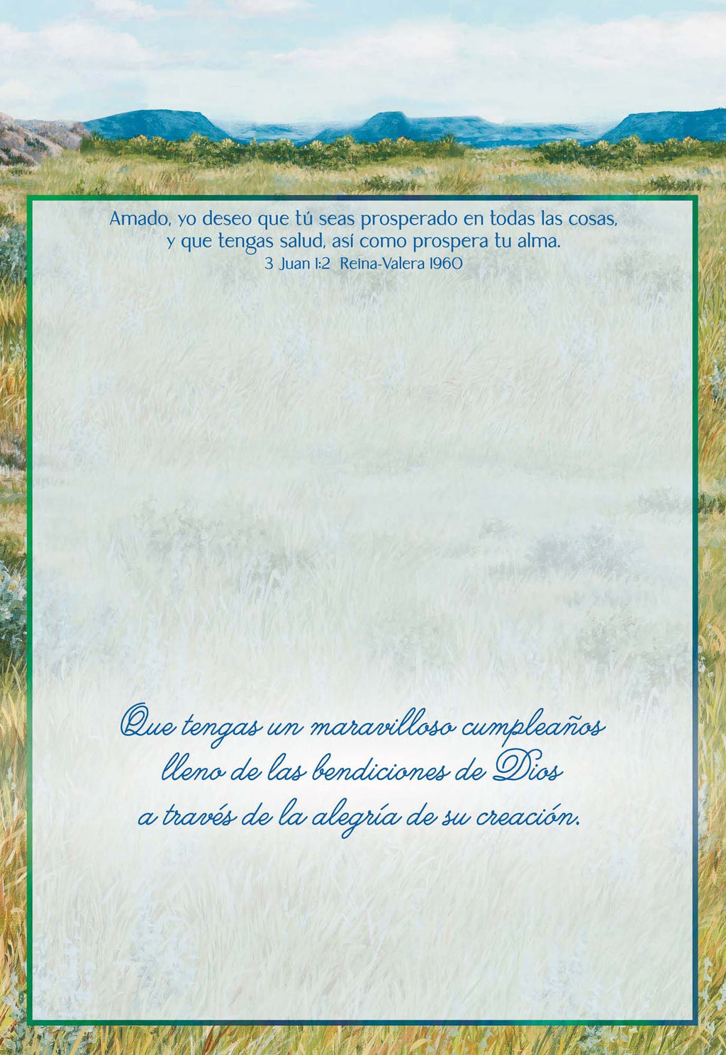 Religious Birthday Cards with Scripture in Spanish | Dios Te Celebra