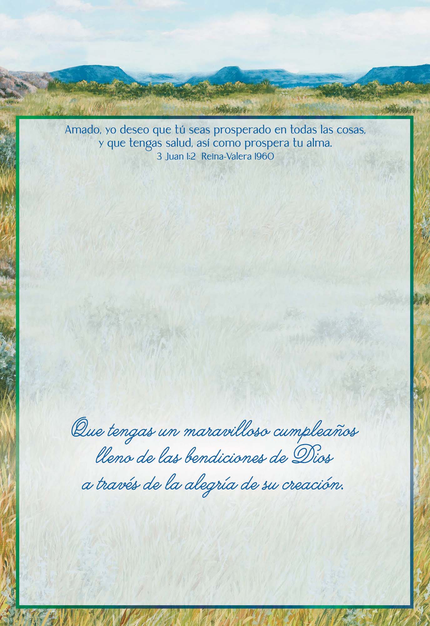 Religious Birthday Cards with Scripture in Spanish | Dios Te Celebra