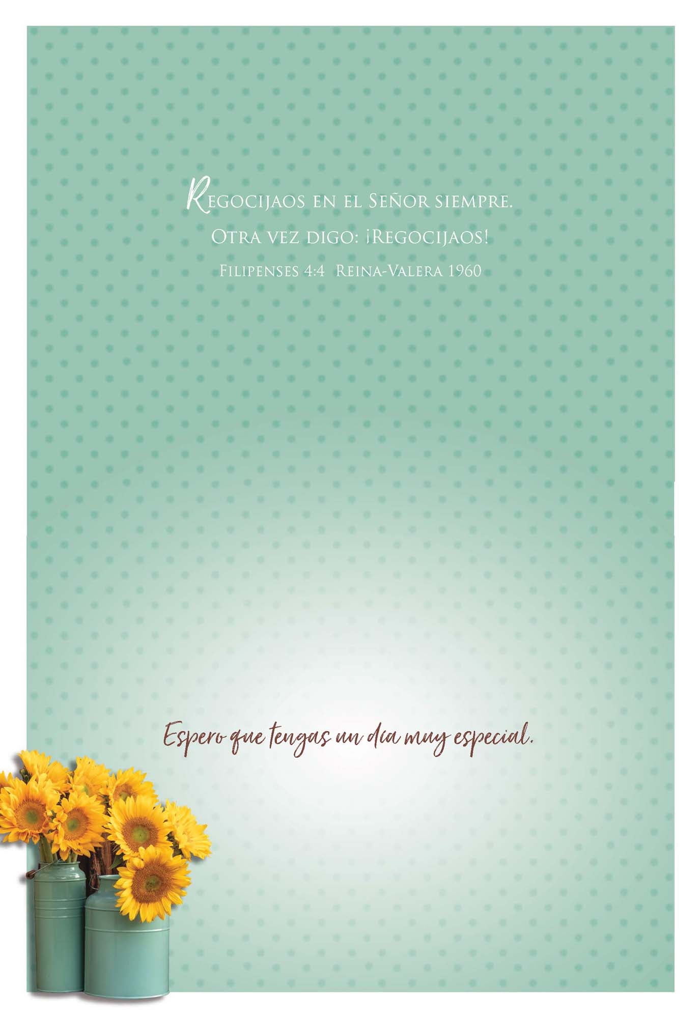 Religious Birthday Cards with Scripture in Spanish | Dios Te Celebra