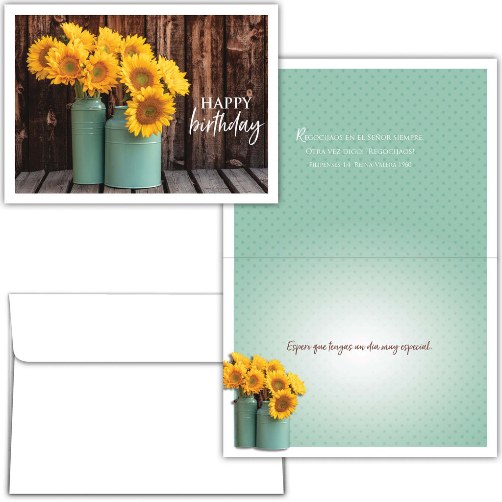 Religious Birthday Cards with Scripture in Spanish | Dios Te Celebra