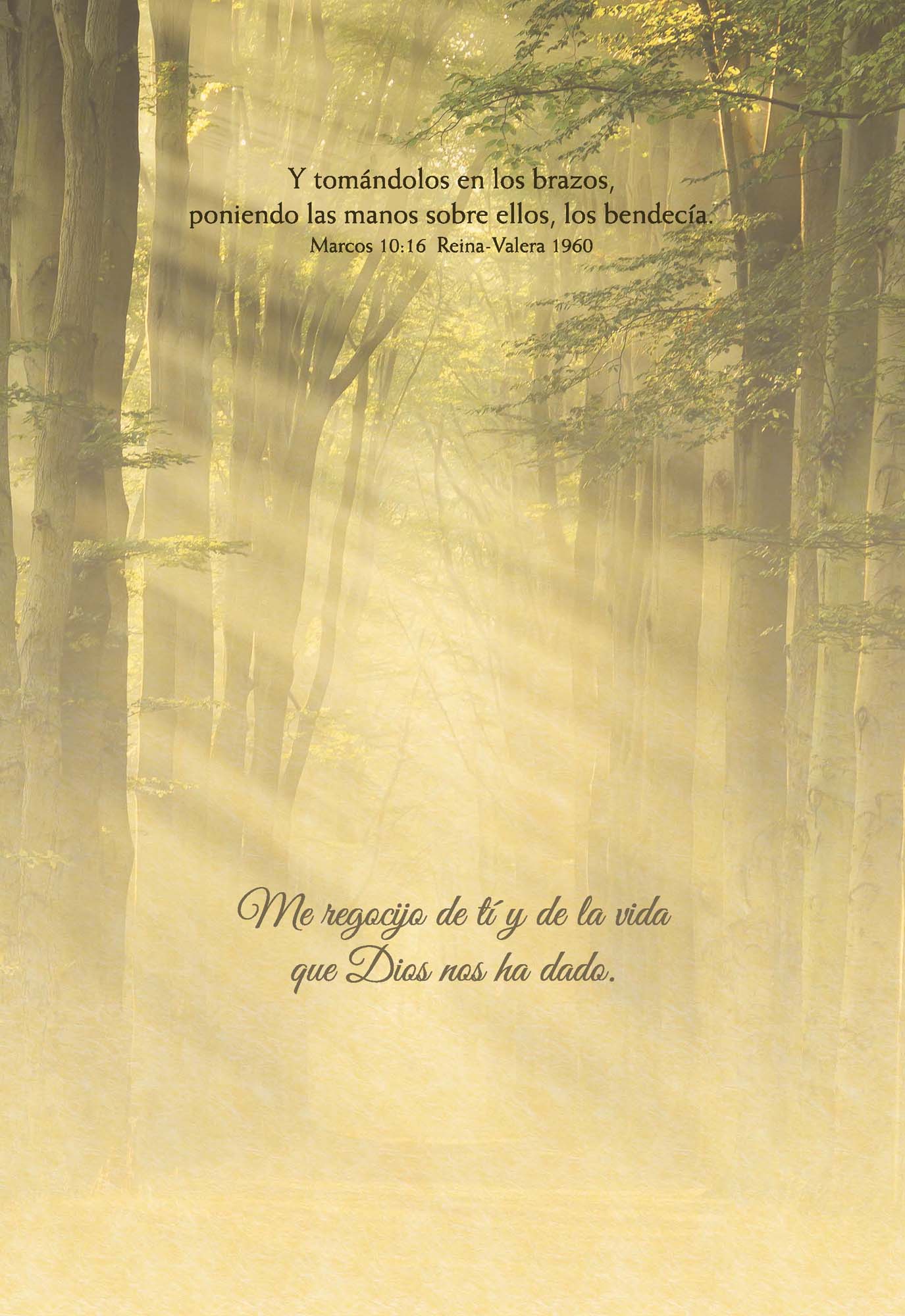 Religious Birthday Cards with Scripture in Spanish | Dios Te Celebra