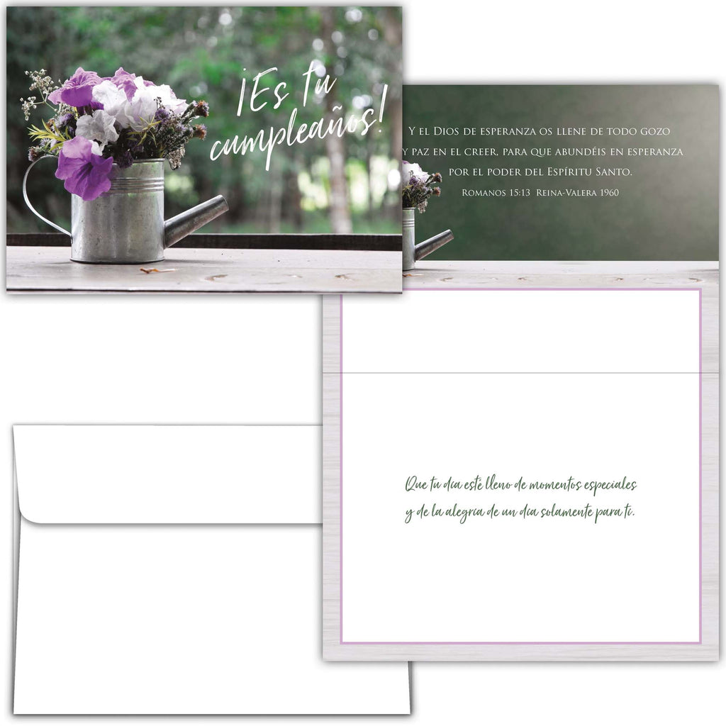 Religious Birthday Cards with Scripture in Spanish | Dios Te Celebra