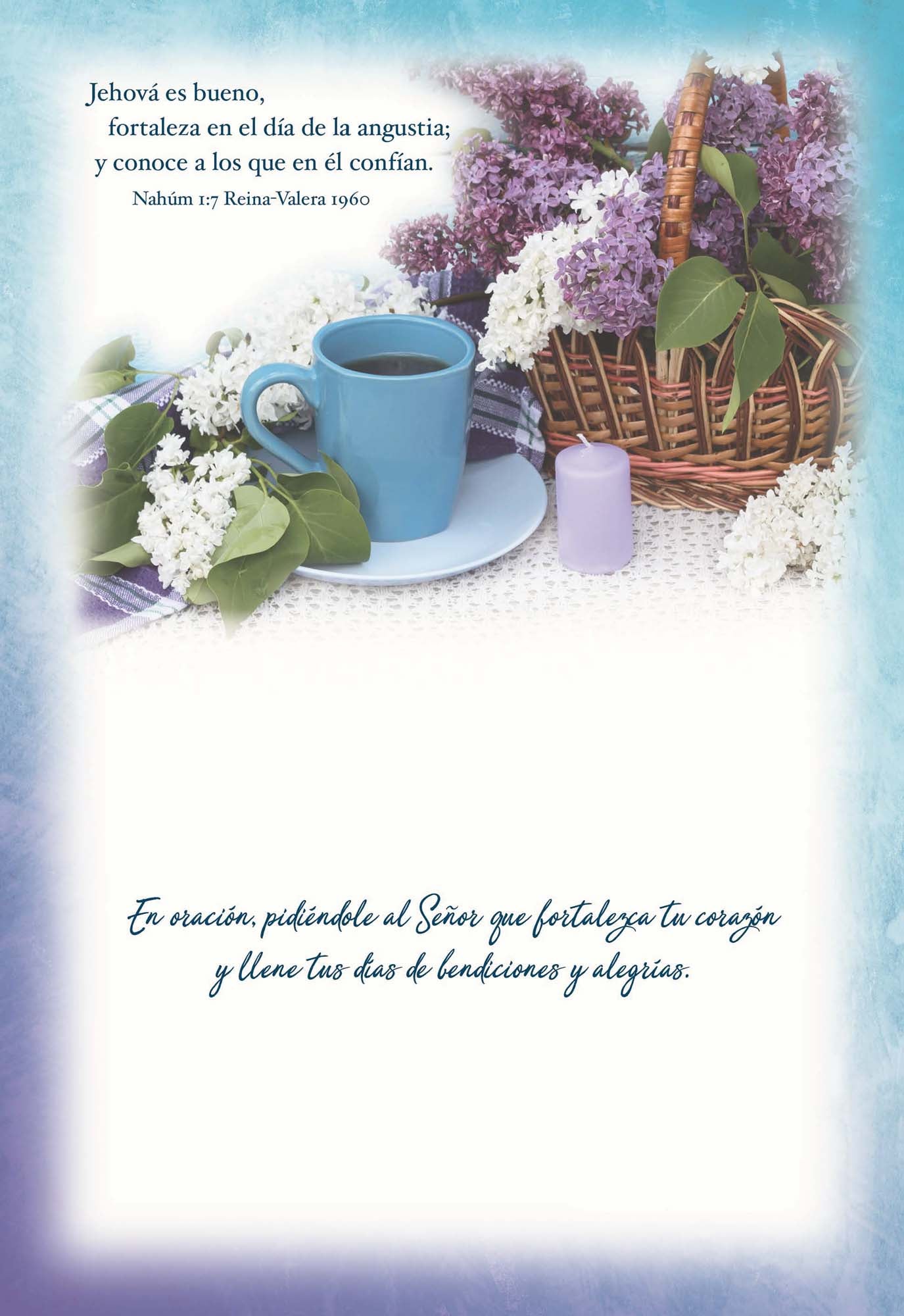 Religious Praying for You Cards in Spanish with Scripture | Bendiciones en Oración