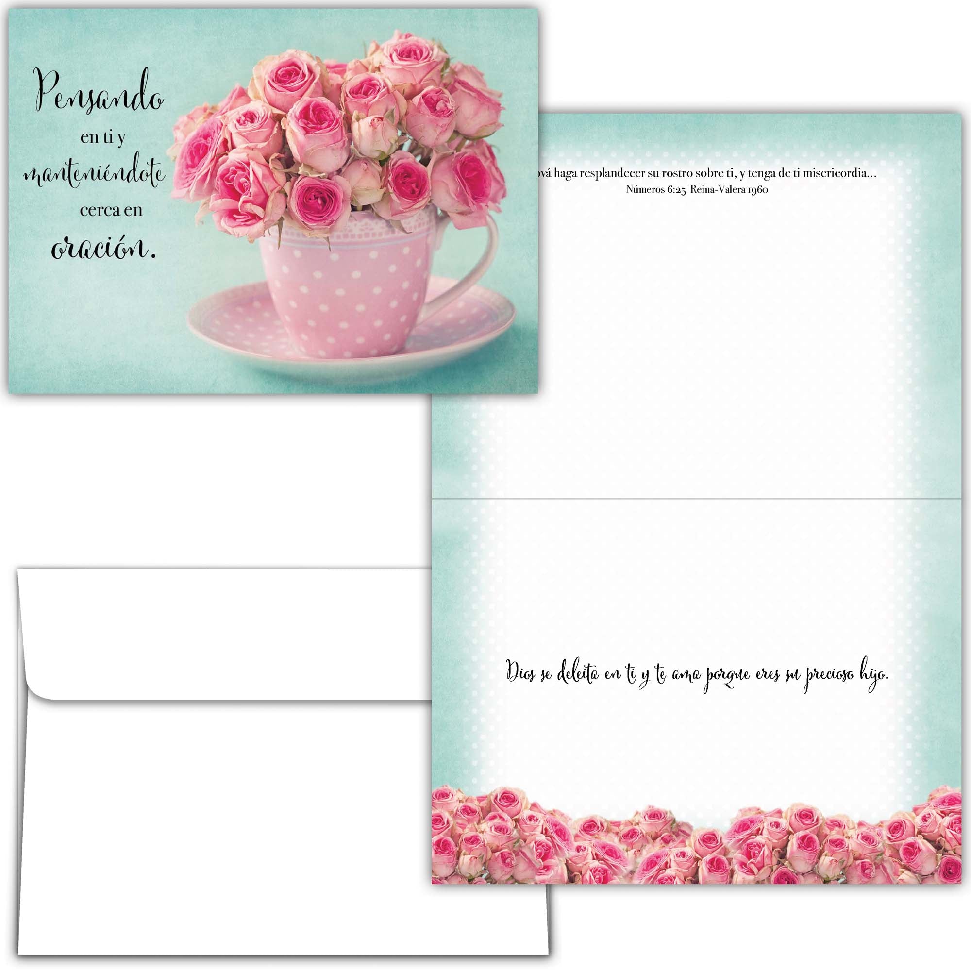Religious Praying for You Cards in Spanish with Scripture | Bendiciones en Oración