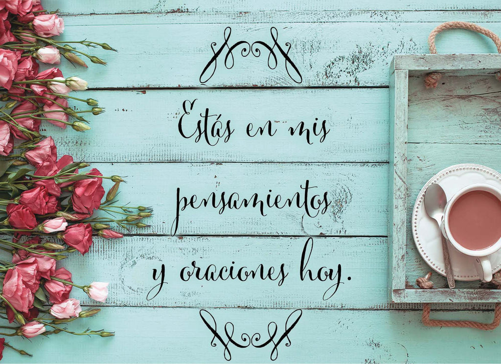 Religious Praying for You Cards in Spanish with Scripture | Bendiciones en Oración