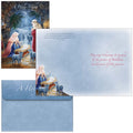 Shared Blessings | Born is the King Boxed Christian Christmas Cards, 18 Count