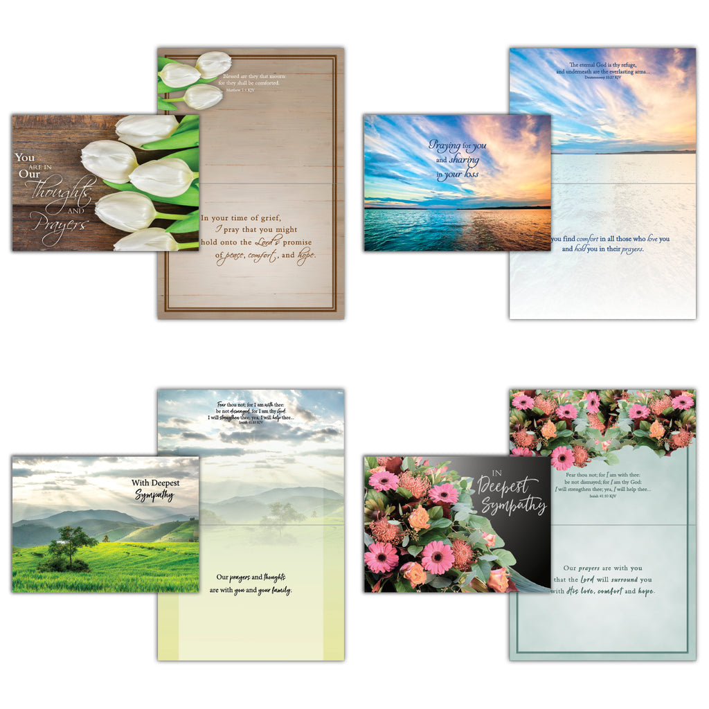 Expressions of Sympathy Assort 4 Cards
