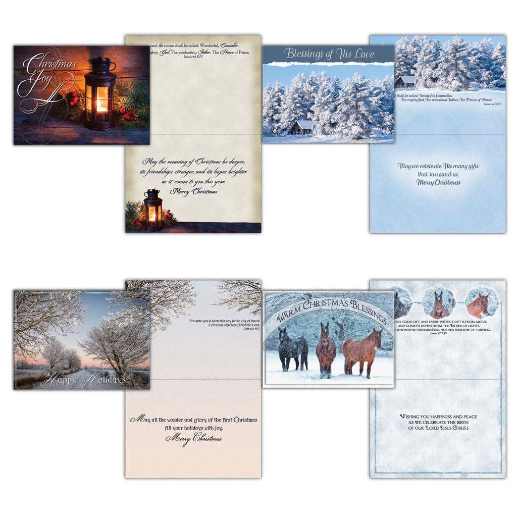 Extra Large Boxed Christmas Card Assortment 4 cards