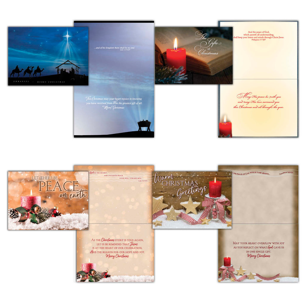 Extra Large Boxed Christmas Card Assortment 4 cards