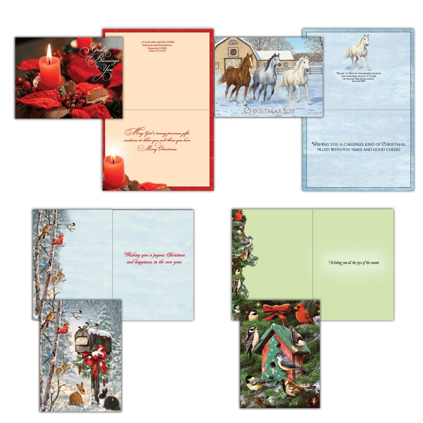 Country Christmas - Large Boxed Christmas Card Assortment