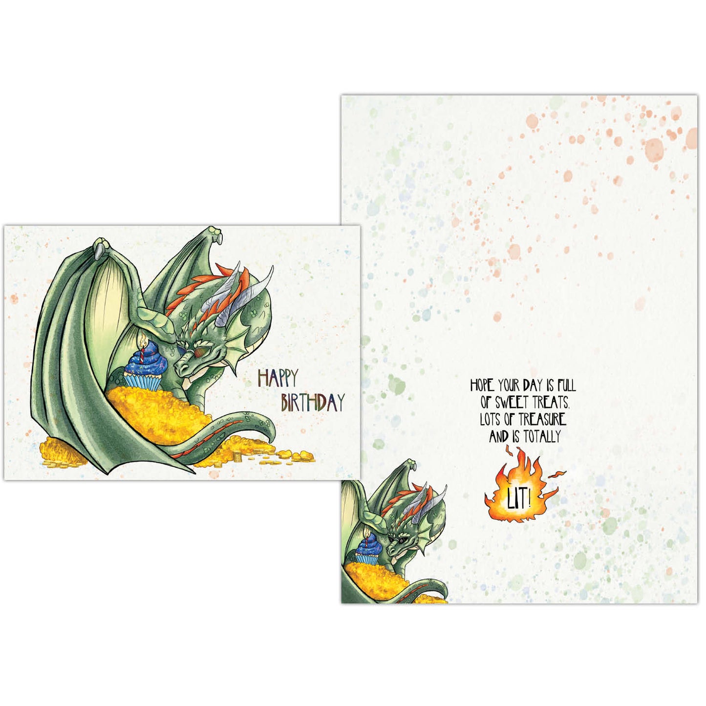 Dragon Birthday Greeting Card