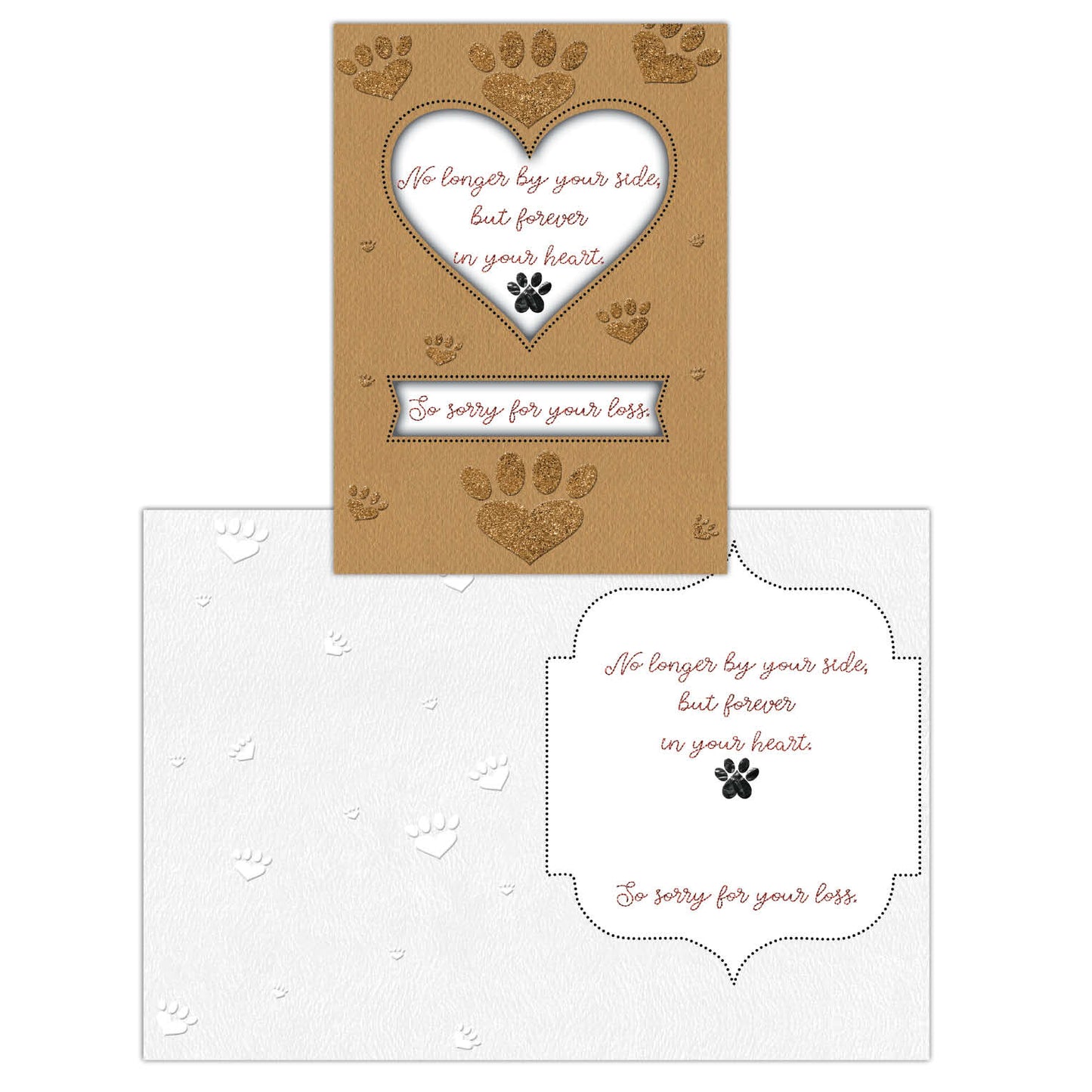 Forever in Your Heart - Pet Sympathy Greeting Card